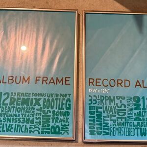 Urban Outfitters Silver Album Frame Set
